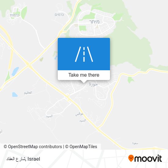 شارع العقاد map