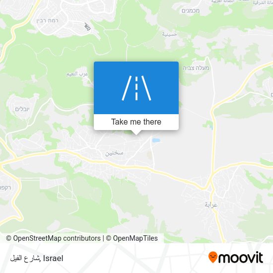 شارع الفيل map