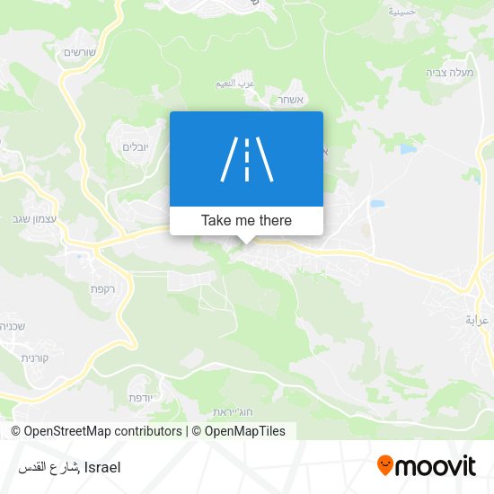 شارع القدس map