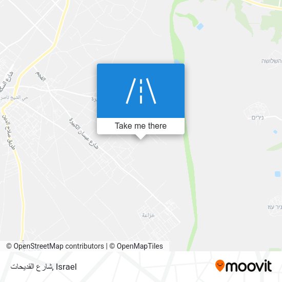 شارع القديحات map