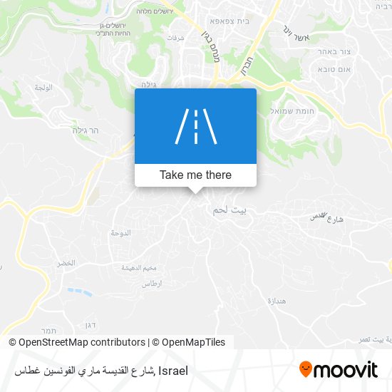 شارع القديسة ماري الفونسين غطاس map