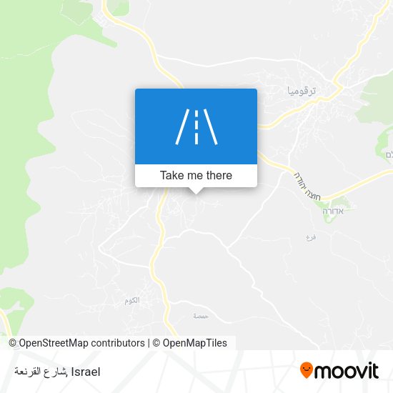 شارع القرنعة map