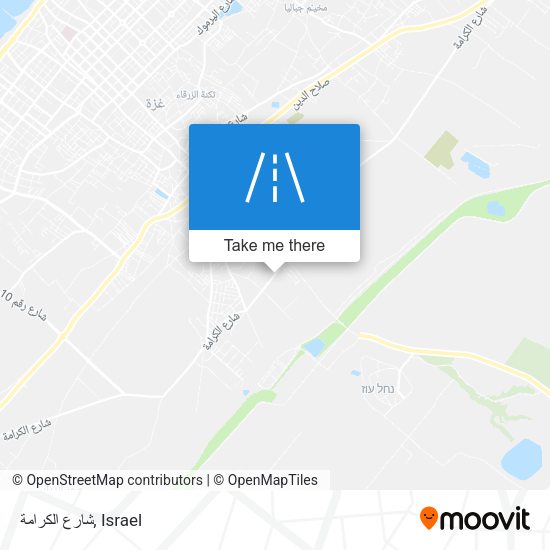 شارع الكرامة map