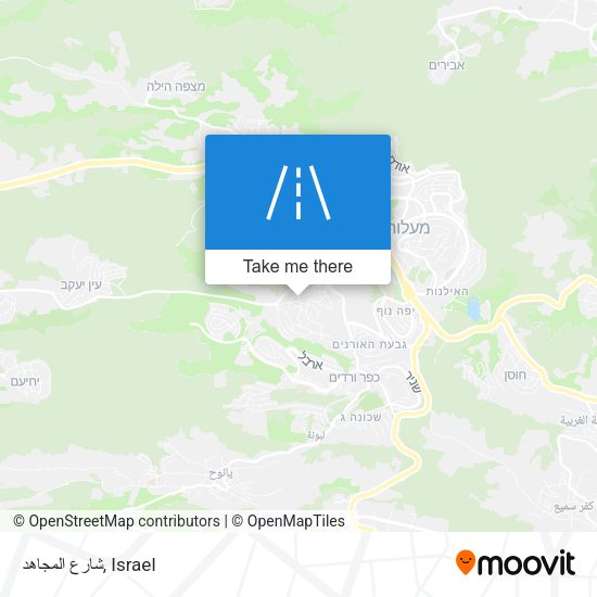 شارع المجاهد map
