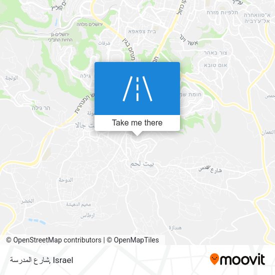 شارع المدرسة map
