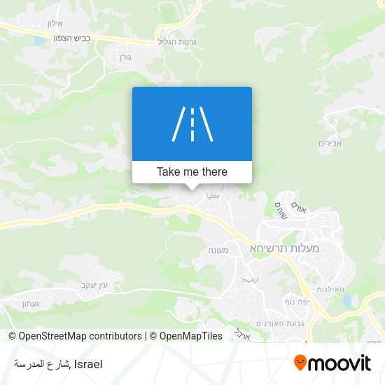 شارع المدرسة map