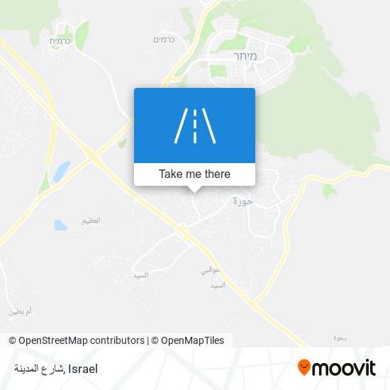 شارع المدينة map