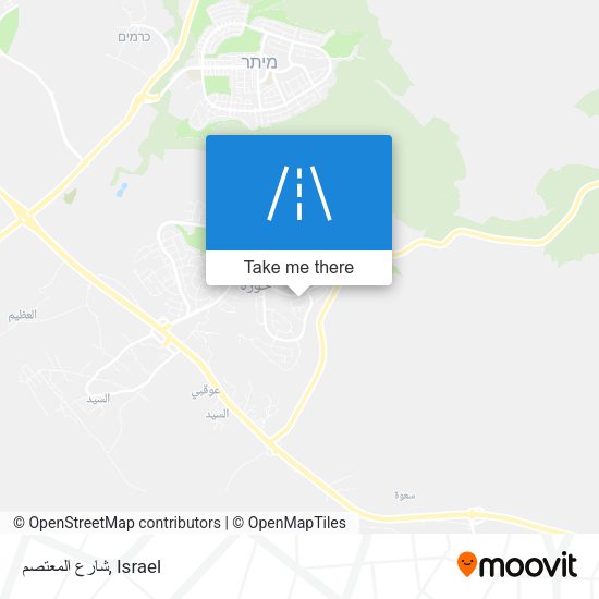 شارع المعتصم map