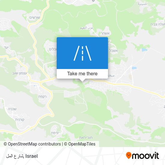 شارع المل map