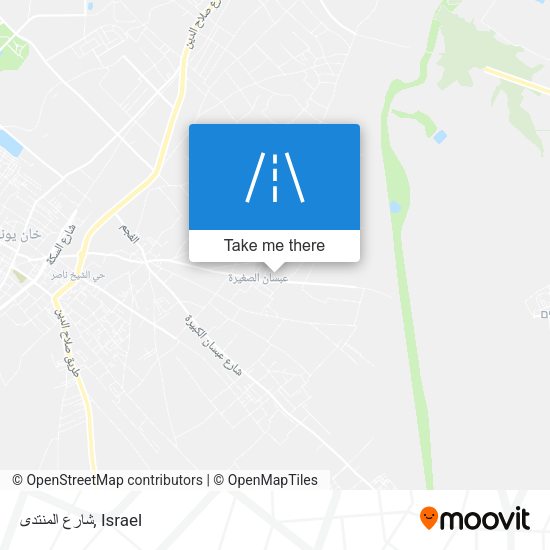 شارع المنتدى map