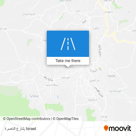 شارع الناصرة map