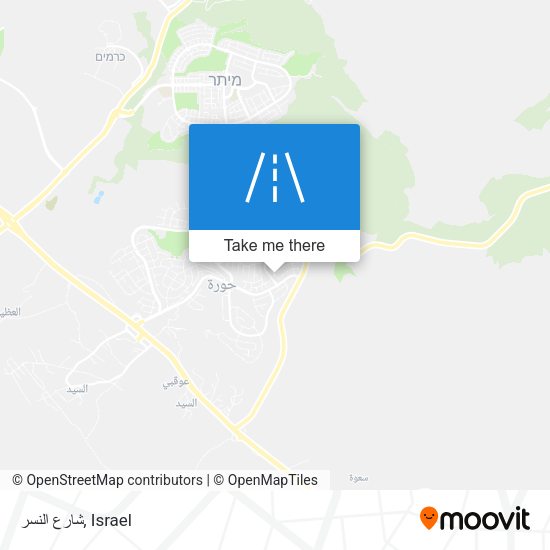 شارع النسر map