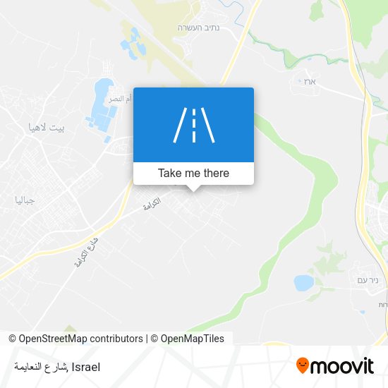 شارع النعايمة map
