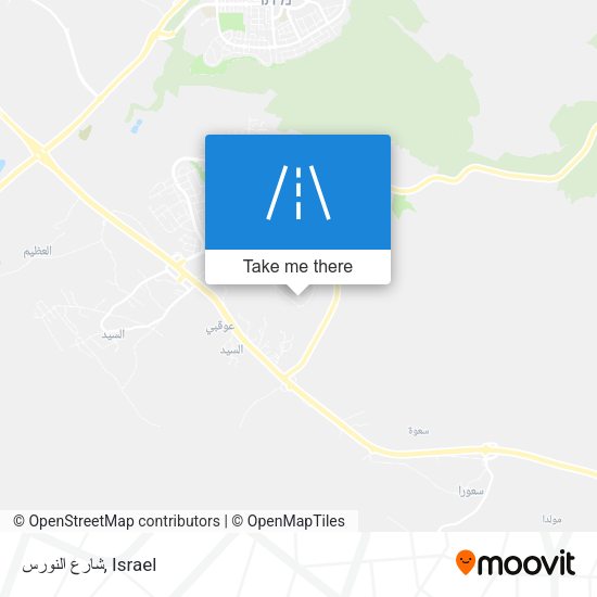 شارع النورس map
