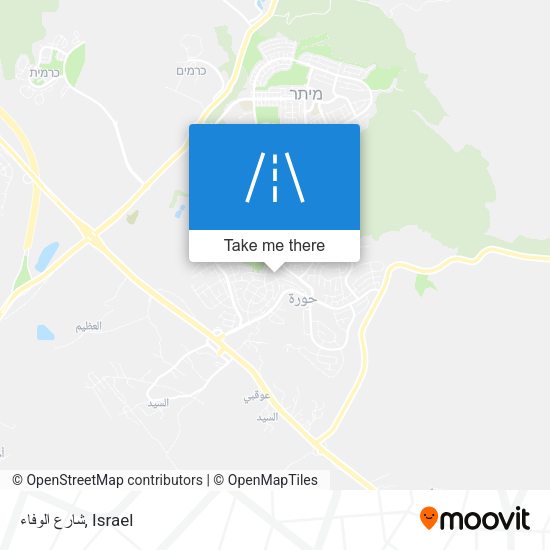 شارع الوفاء map