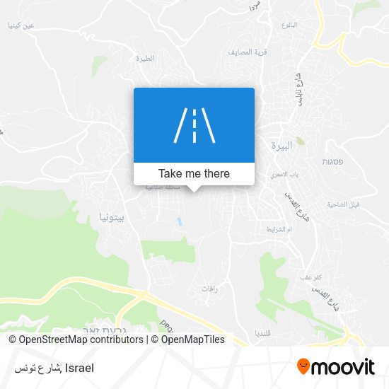 شارع تونس map