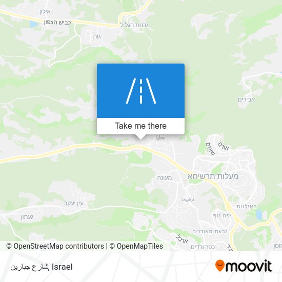شارع جبارين map