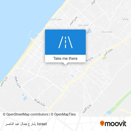 شارع جمال عبد الناصر map
