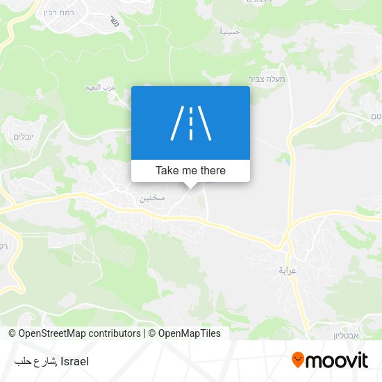 شارع حلب map