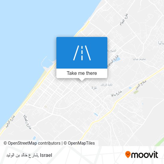 شارع خالد بن الوليد map