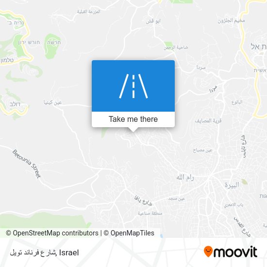 شارع فرناند تويل map