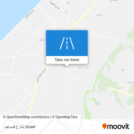 شارع كيسوفيم map