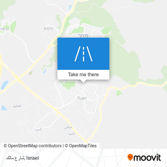 شارع مالك map