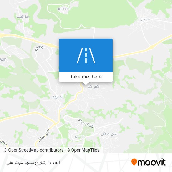 شارع مسجد سيدنا علي map