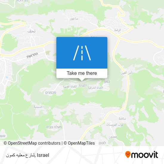شارع معليه كمون map