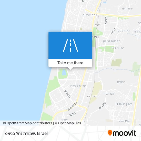 שמורת נחל בניאס map