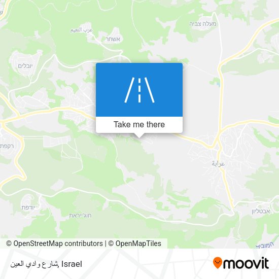 شارع وادي العين map
