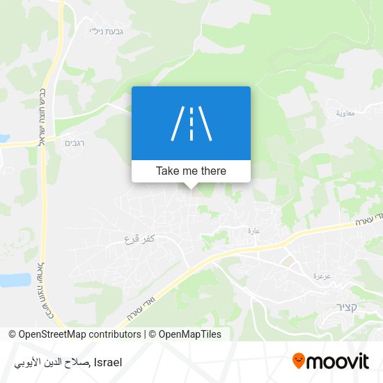 صلاح الدين الأيوبي map