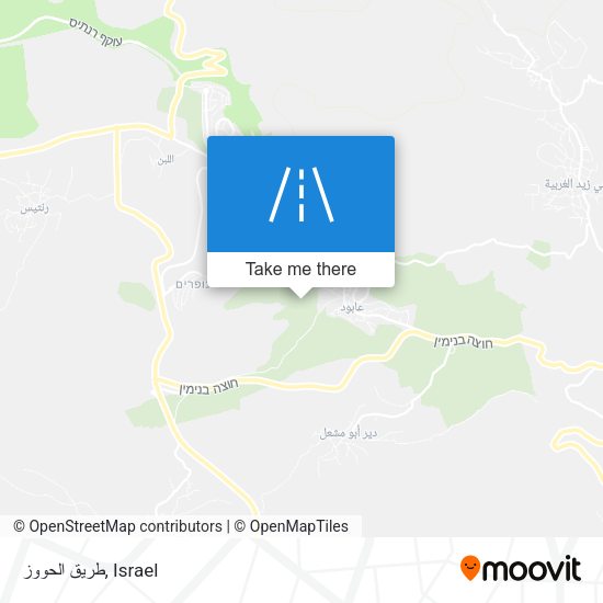طريق الحووز map