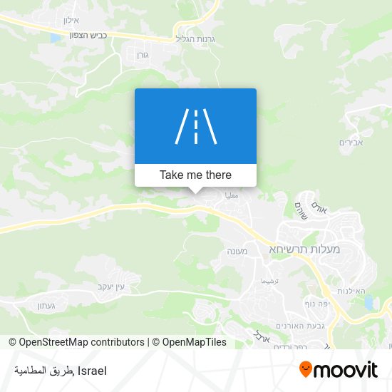 طريق المطامية map