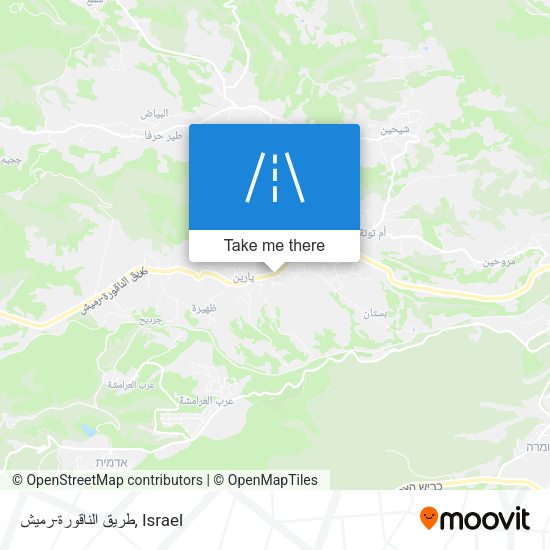 طريق الناقورة-رميش map