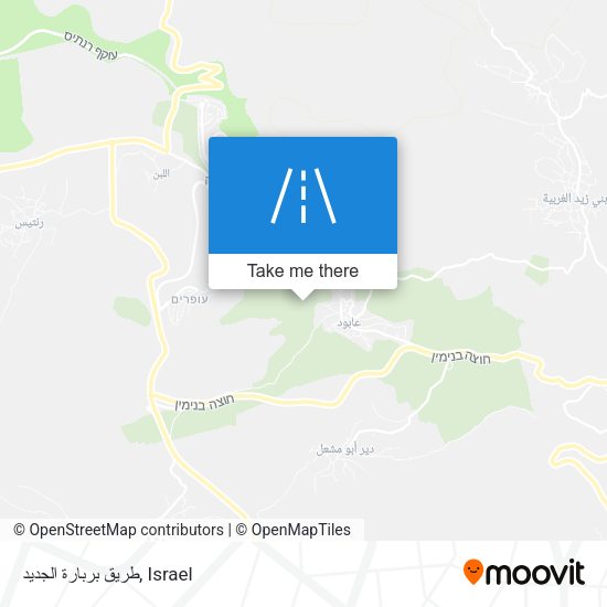 طريق بربارة الجديد map
