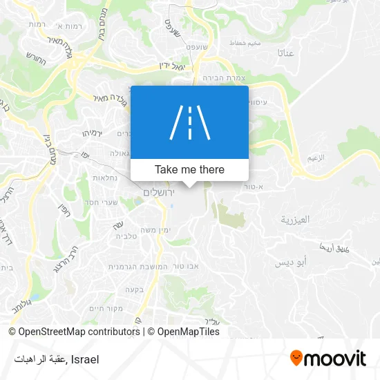 Карта عقبة الراهبات