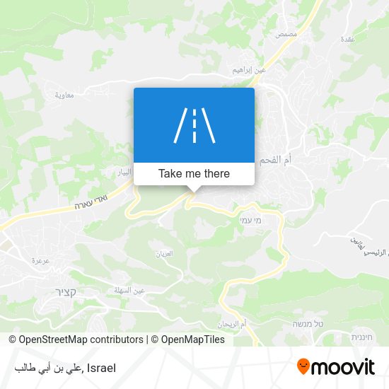 علي بن أبي طالب map