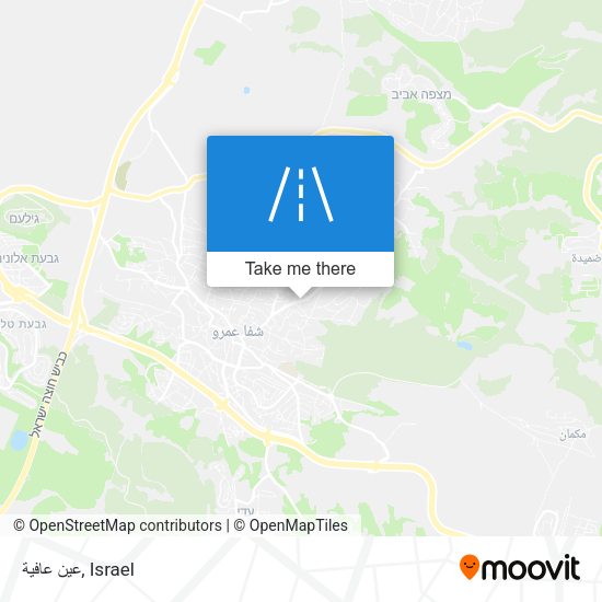 عين عافية map