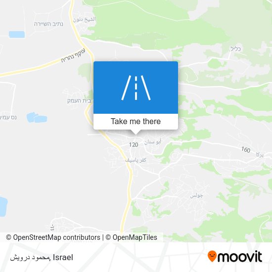 محمود درويش map