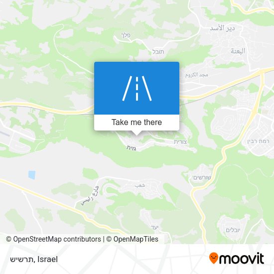 תרשיש map