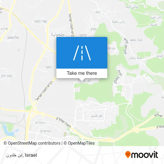 Карта ابن خلدون