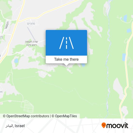 البيادر map