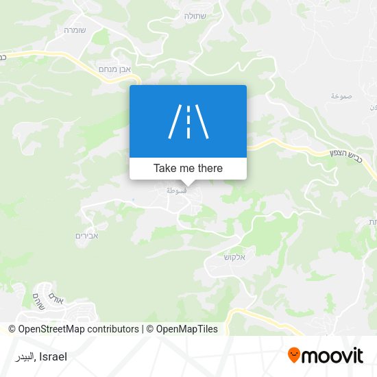 Карта البيدر