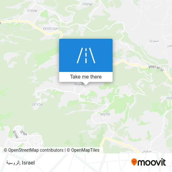 الروسية map