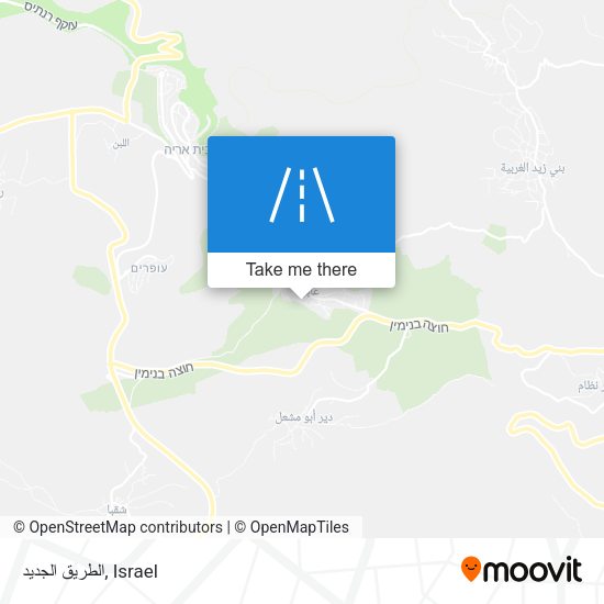 الطريق الجديد map
