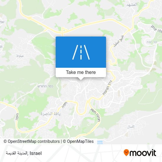 المدينة القديمة map