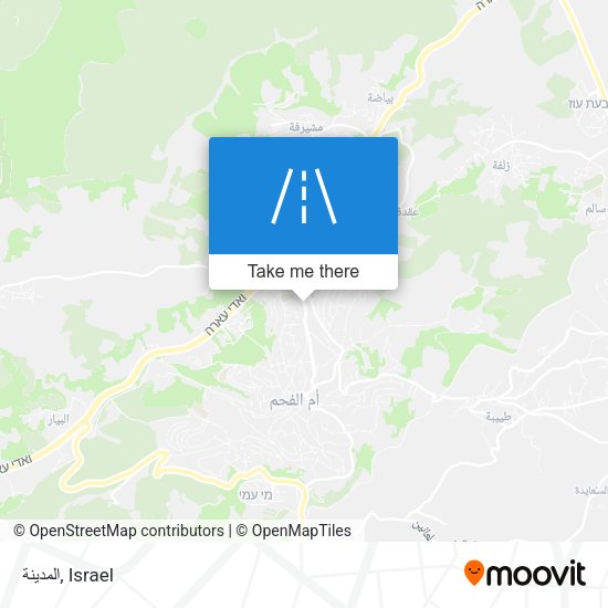 المدينة map