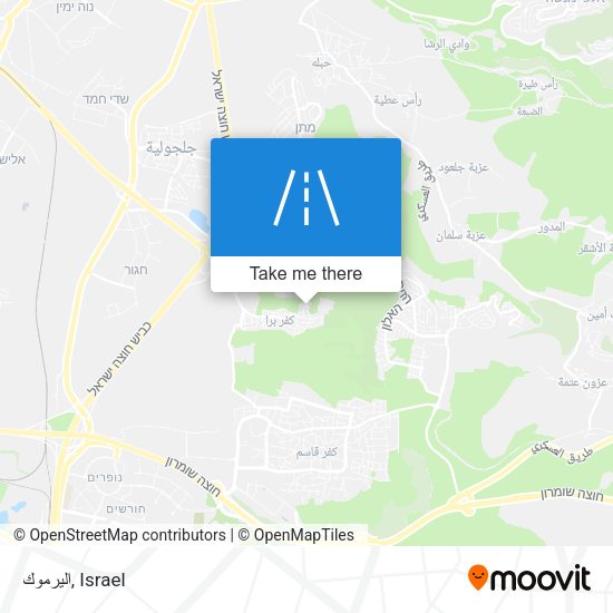 اليرموك map