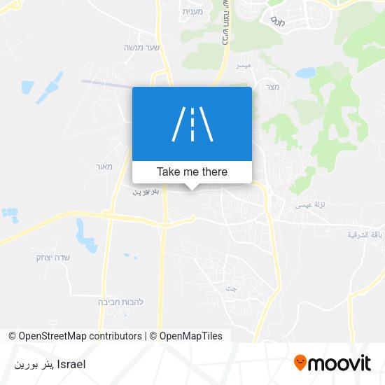 بئر بورين map